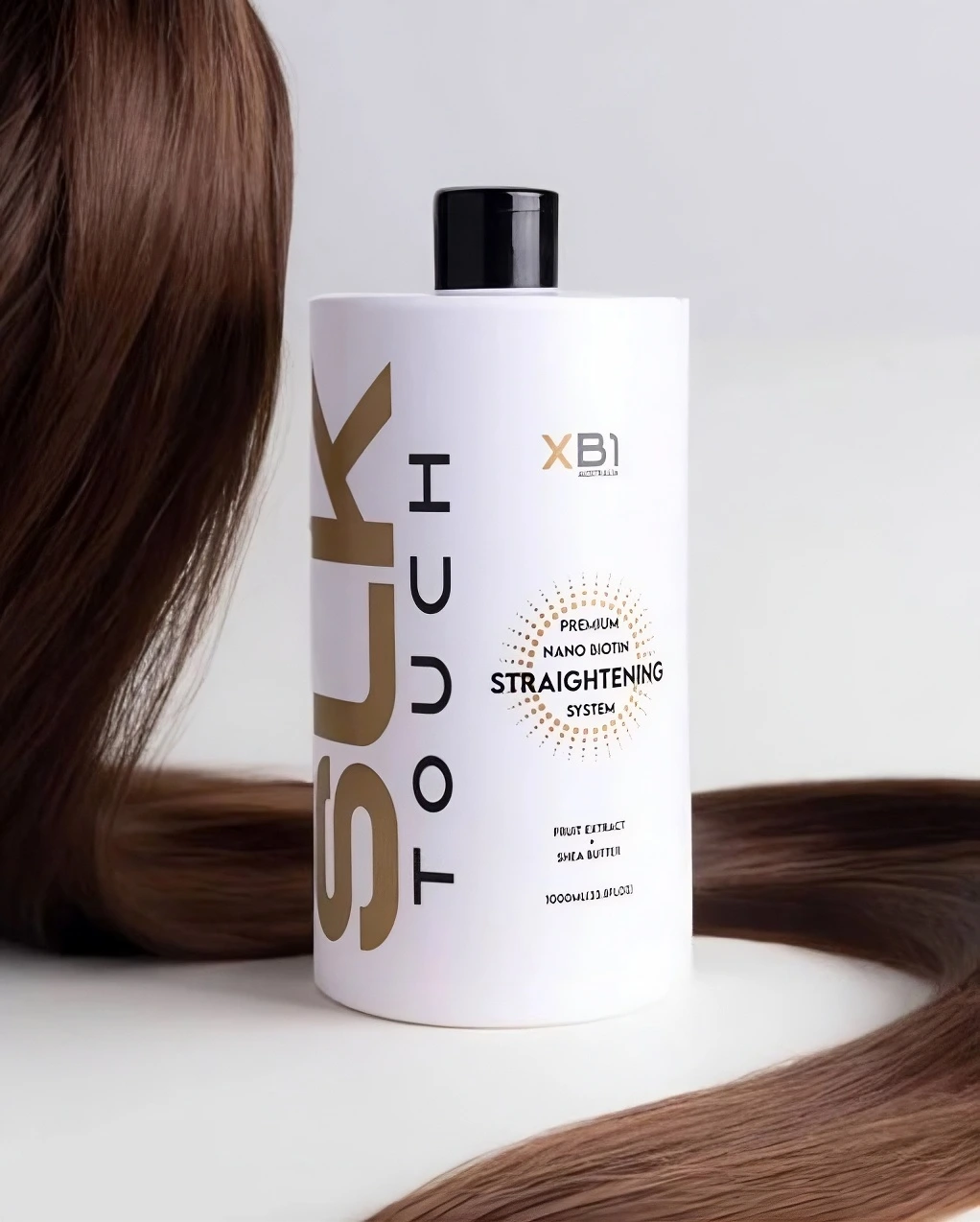 Glossy, frizz-free finish after nanoplasty
