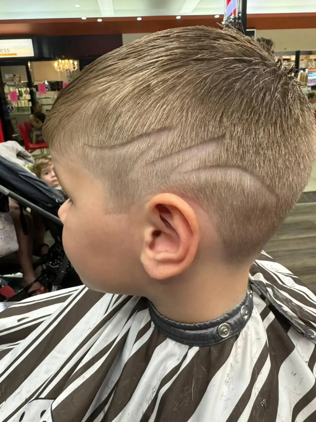 Kid-friendly salon interior
