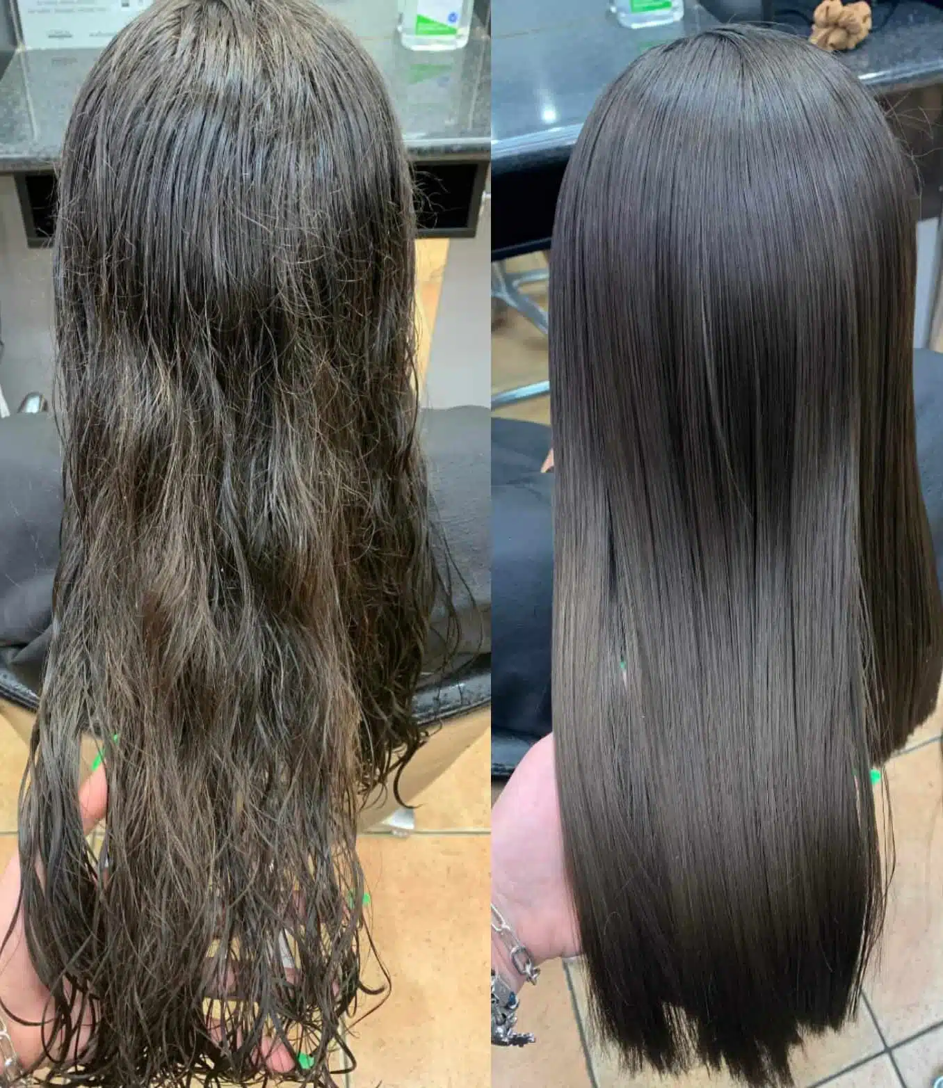 GK Keratin smoothing product in salon