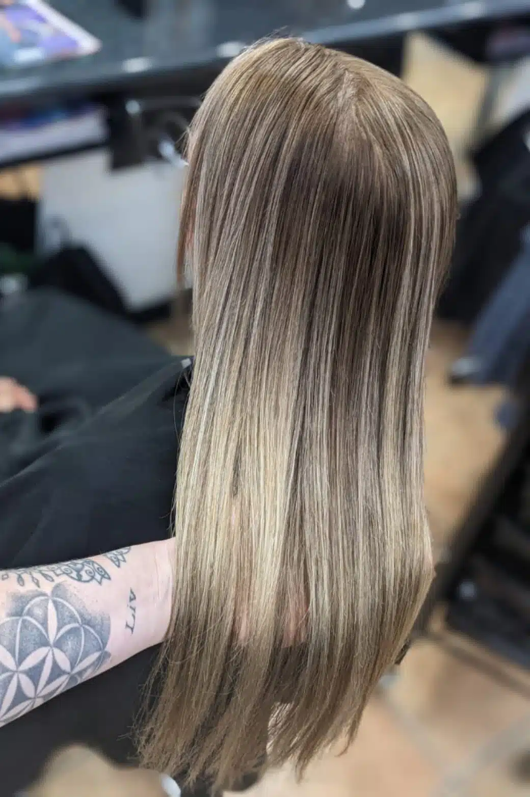 Ombré colour result